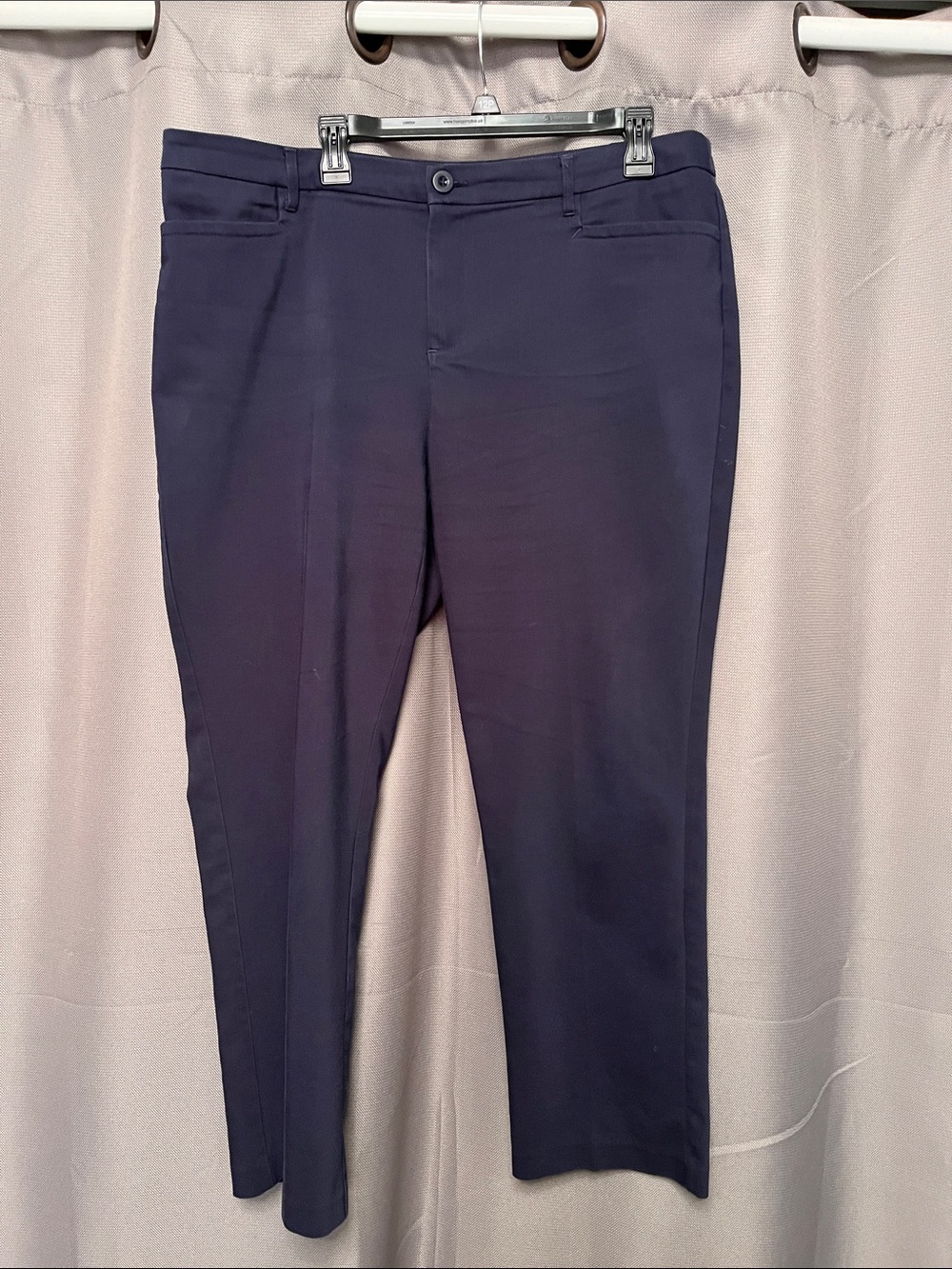 CJ Banks Straight-Leg Jeans in Navy
